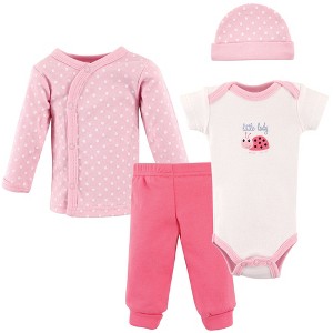 Luvable Friends Baby Girl Cotton Preemie Layette Set, Little Lady, Preemie - 1 of 1