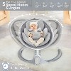BabyBond Baby Swings for Infants with 10 Preset Lullabies, 5 Point Harness Belt, 5 Speeds and Remote Control - 3 of 4
