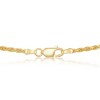 Links of Italy Sterling Silver 1.5mm Rope Chain - Gold Plated - Available Sizes: 16  , 18  , 20  , 22  , 24  Inches - 2 of 3