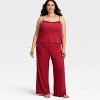 Women's Variegated Ribbed Pajama Pants - Auden™ - 3 of 3