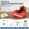 16x20 Heat Press, Digital Professional Sublimation Heat Press, Fast Heating, Industrial Quality Digital Heat Transfer Machine for T-shirts - 2 of 4