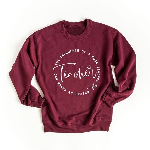 Simply Sage Market Women's Graphic Sweatshirt Influence Of A Good Teacher Circle - 1 of 3