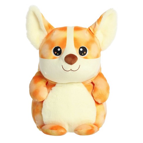 Aurora Medium Squishy Jellybeans Corgi Squishiverse Adorable Stuffed Animal Orange 12" - image 1 of 4