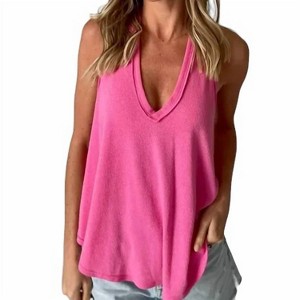 Women's Crepe Hacci Racerback Top - SIX/FIFTY - 1 of 2