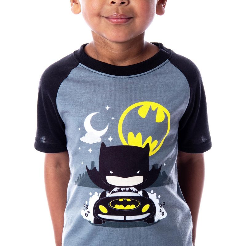 DC Comics Toddler Boys' Batman Pajamas Night Riding 2 Piece Pajama Set Night Cruising, 3 of 6