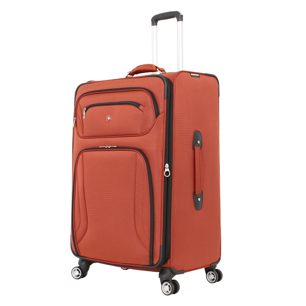 Swiss gear orange luggage sale