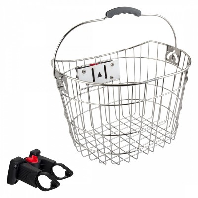 Panier Sunlite Medium – Acier Noir – 15x10x5 – Porte-bagages Vélo