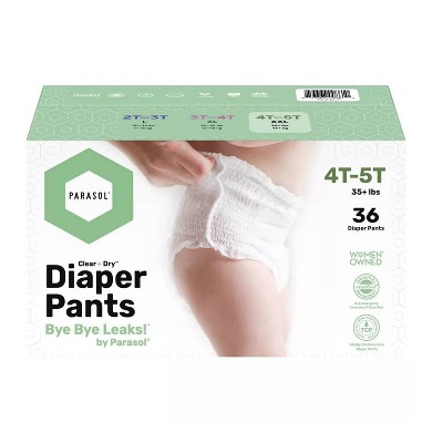Parasol Clear+Dry Natural Disposable Diaper Pants - Select Size