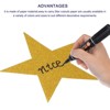 Unique Bargains Decorative Party Wedding Cardboard Five Star Paper Cutouts - 3 of 4