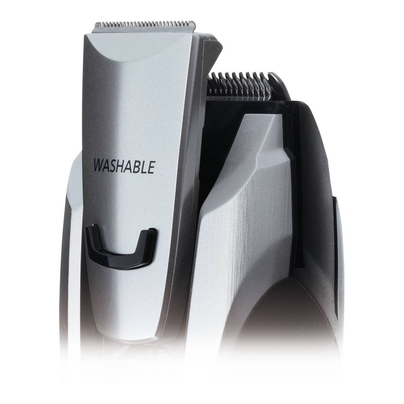 Panasonic Men&#39;s All-in-One Rechargeable Facial Beard Trimmer and Total Body Hair Groomer - ES-GB80-S, 5 of 14