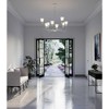 Progress Lighting Pinellas 8-Light Chandelier, Whiteplaster, Opal Glass Shades - 2 of 3