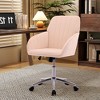 TOBILI Adjustable Office Chair, Home Bedroom, Ergonomic Swivel Chair, Backrest Seat, Comfortable for Long Sitting - 3 of 4