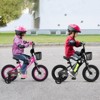 Costway 12"/14"/16"/18" Kid’s Bike with Training Wheels Adjustable Handlebar & Seat Handbrake Black/Pink/Silver - 4 of 4