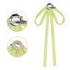 INSPIRE CHIC Women's Wedding Party Satin Brooch Pin Bow Tie with Pearl - 3 of 4
