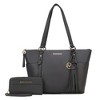 MKF Collection Gloria Vegan Leather Women’s Tote Bag with Wallet Set by Mia K - 2 of 4