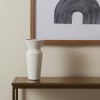 HomeRoots 10" Cream Ceramic Table Vase - 2 of 4