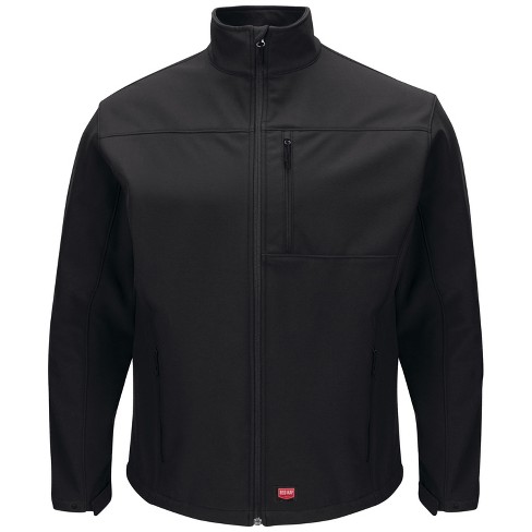Red Kap Men's Deluxe Soft Shell Jacket, Black - Medium : Target