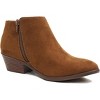 Soda Women's Mug Stacked Heel Western Ankle Bootie - 2 of 4