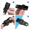 Unique Bargains Plastic Waterproof Weather-Resistant Lightweight Tarp Clips 12 Pcs - 4 of 4