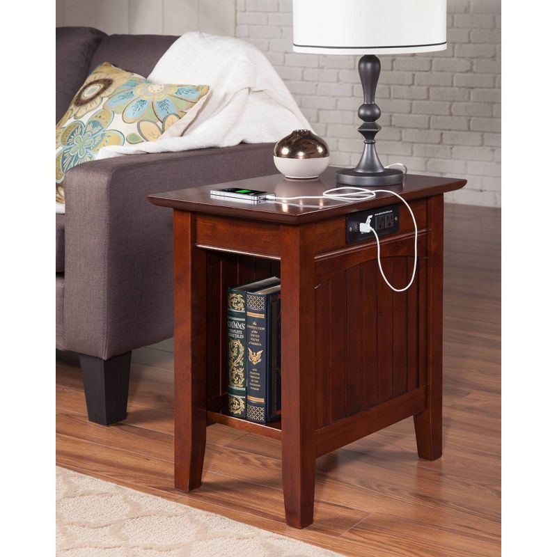 Nantucket Chair Side Table with Charger - AFI, 6 of 7