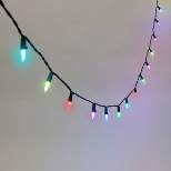 Philips 150ct LED App-Controlled Color Change Create Motion Mini String Lights Multicolor with Green Wire