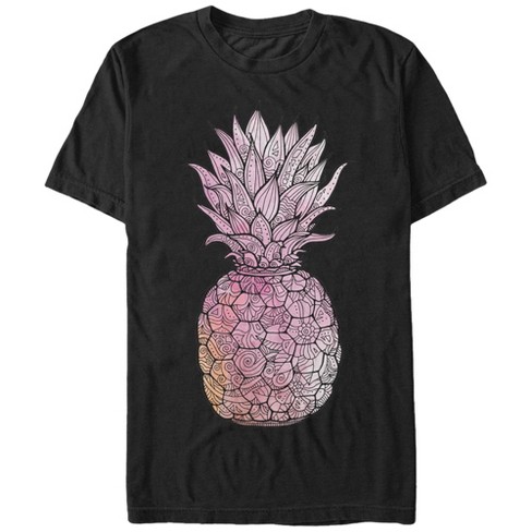 Men s Lost Gods Henna Pineapple T Shirt Black Small