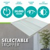 Simply Conserve 34/46/58-Watt Equivalent Dimmable Integrated LED Troffer Light, 3500K/4000K/5000K , 2-pack - 3 of 4