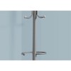 Monarch Specialties Coat Rack Hall Tree Free Standing Hanging Bar 6 Hooks Entryway 68InchH Bedroom Metal Grey Contemporary Modern - 3 of 4