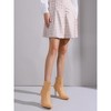 Allegra K Women's Pointed Toe Buckle Strap Stiletto Heels Ankle Boots - 2 of 3