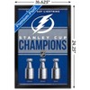 Trends International NHL Tampa Bay Lightning - Champions 23 Framed Wall Poster Prints - 3 of 4