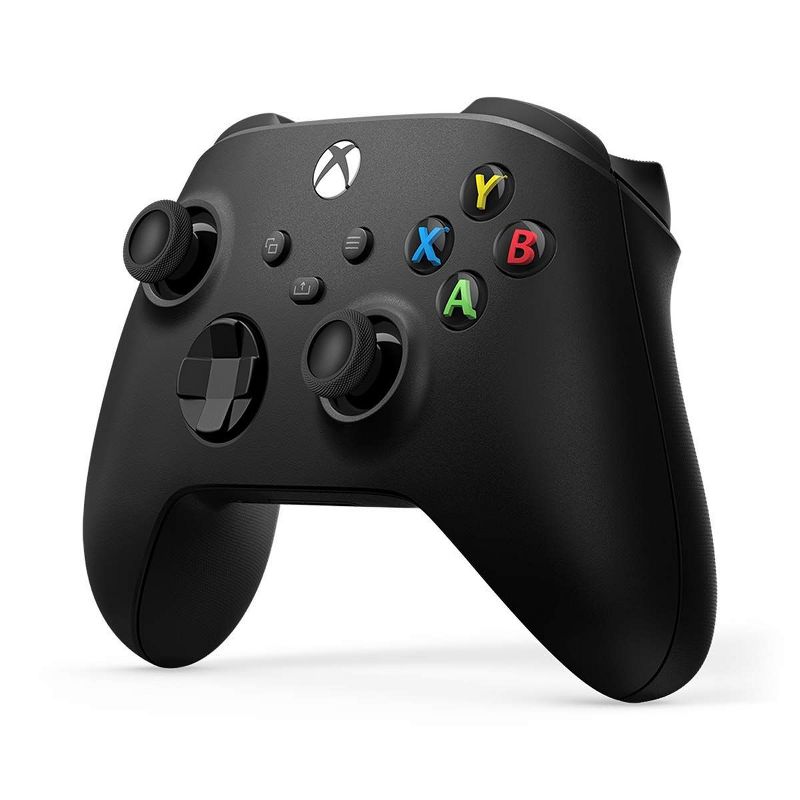 Microsoft Xbox One Carbon Black Wireless Video Gaming Controller - For Xbox One S, Xbox One X & Windows 10 Bluetooth - Manufacturer Refurbished, 1 of 4