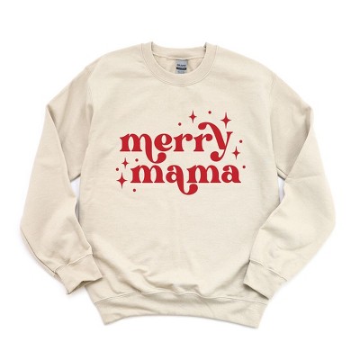 Simply Sage Market Women's Graphic Sweatshirt Whimsical Merry Mama