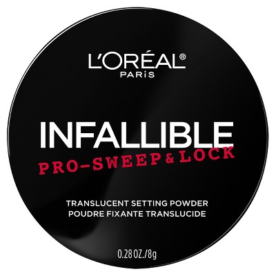 L'Oréal Paris Infallible Pro Sweep & Lock Loose Setting Powder Translucent- 0.28oz