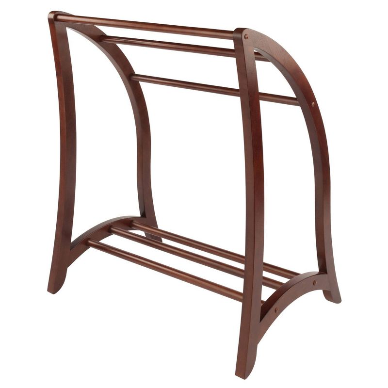 Betsy Blanket Rack - Antique Walnut - Winsome, 6 of 9