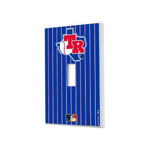 MLB Cooperstown West Teams Pinstripe Hidden-Screw Light Switch Plate for Single Toggle - 1 of 4