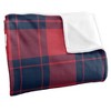 Duquesne University Campus Plaid Spirit Silky Touch Super Soft Throw Blanket 50x60 - 3 of 4