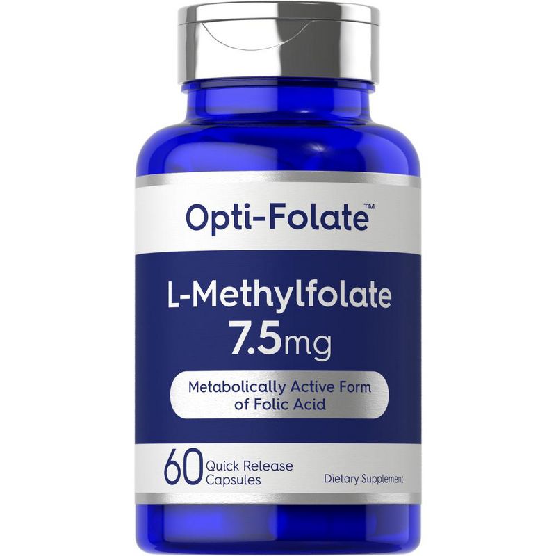 Carlyle Opti-Folate L Methylfolate 7.5 mg | 60 Capsules, 1 of 4
