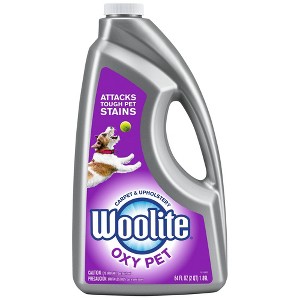 Woolite Pet + Oxy Formula 2X: Carpet Cleaner Solution, Removes Pet Stains, Eliminates Odors, Fresh Scent, 60 oz Liquid - 1 of 2