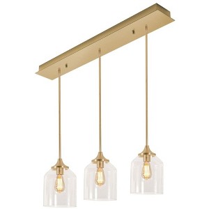 AFX William 3 - Light Pendant in  Satin Brass - 1 of 4