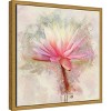 Amanti Art Pretty Pastel Lily I by Leda Robertson Canvas Wall Art Print Framed 16 x 16-in. - 3 of 4
