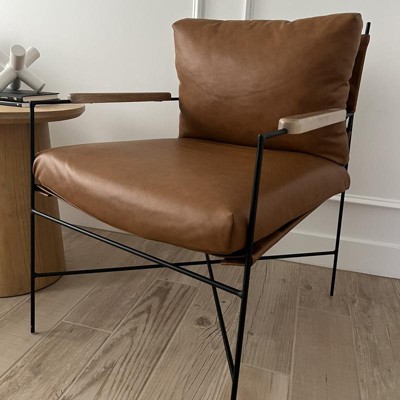 Hearth and hand leather chair new arrivals