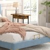 End Table with Charging Station, 2PCS Narrow Side Table, Night Stand with 2-Tier Storage Shelves, Narrow Bedside Table for Living Room, Bedroom - 4 of 4