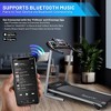 SereneLife Folding Electric Motorized Treadmill - Black - SLFTRD213.5 - Smart Bluetooth with 12 Preset Programs - 3 of 4