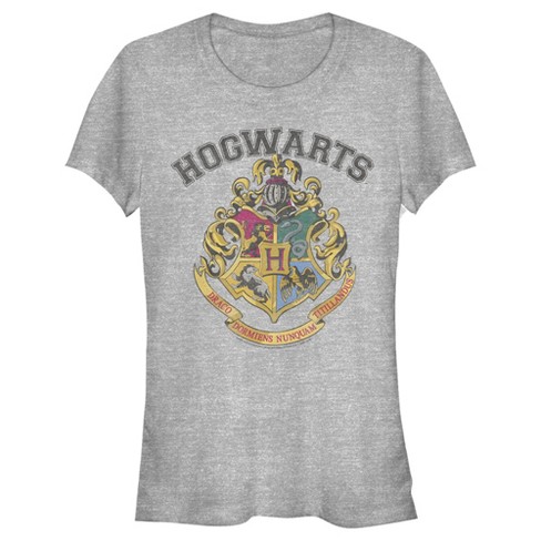 schedel geschiedenis Geaccepteerd Junior's Harry Potter Vintage Hogwarts Crest T-shirt : Target