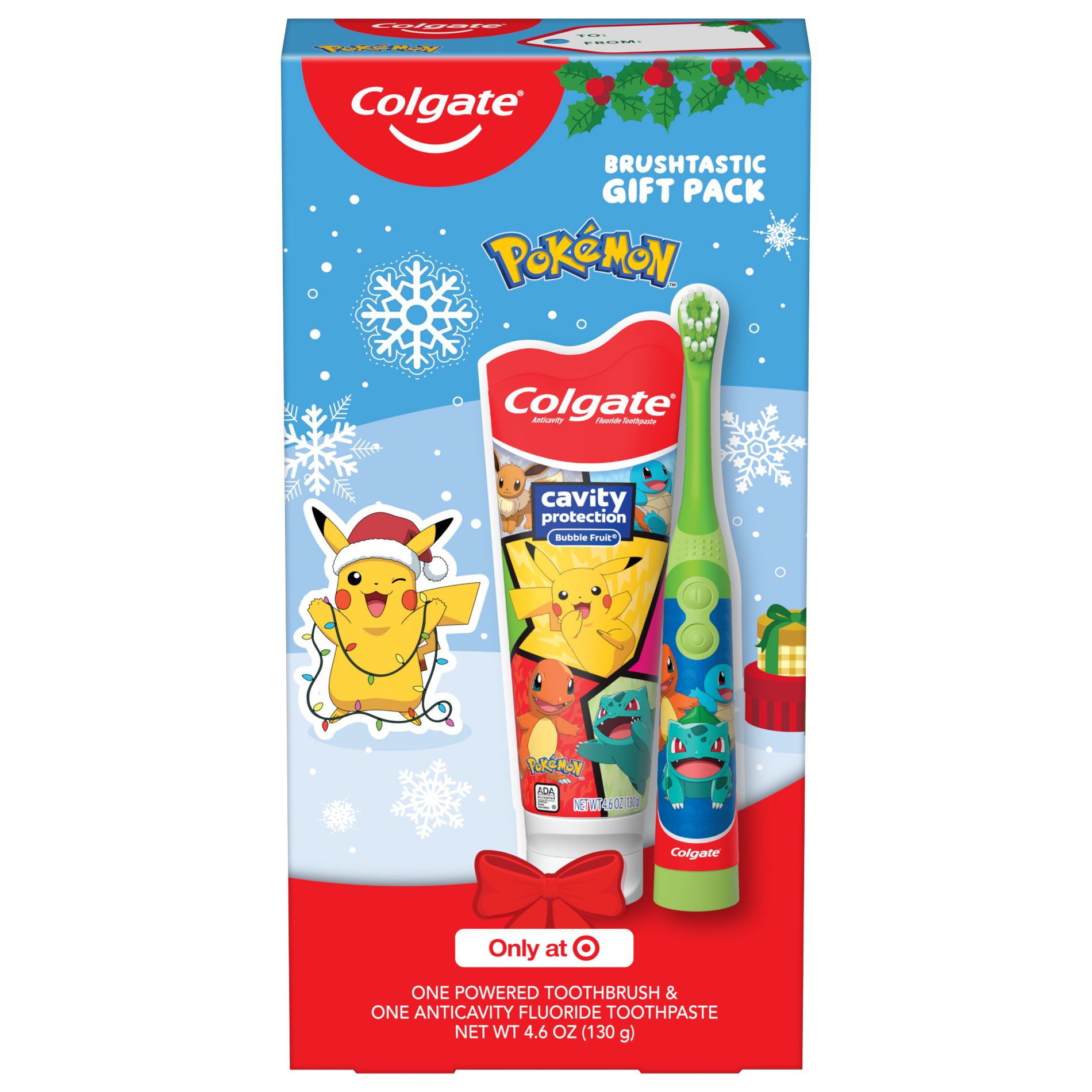 Colgate Kids' Pokemon Toothbrush & Toothpaste Gift Set - 2ct
