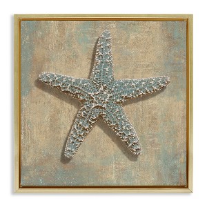Stupell Industries Starfish Beach Objects Design, 18" x 18" - 1 of 4