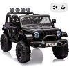 24V 2-Seater Kids Ride On Truck, Electric Car w/Remote, 2WD/4WD Switch, Suspension, LED Lights, Music, Storage Trunk - 2 of 4