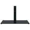 vidaXL Parasol Base - 55.1 lbs Adjustable Black Steel Rectangular Umbrella Stand with Double Knob & 4 Foot Pads for 1.3"/1.5"/1.9" Poles - 4 of 4