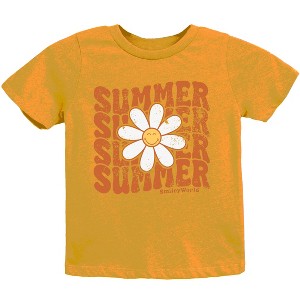 The Juniper Shop SmileyWorld Summer Wave Stacked Youth Short Sleeve Tee - 1 of 4