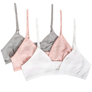 Fruit of the Loom Girls' Cotton Convertible Bralette 3-Pack - 1 of 1
